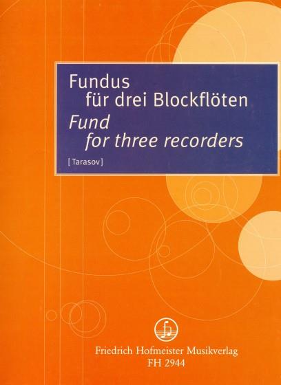 Fundus für drei Blockflöten
